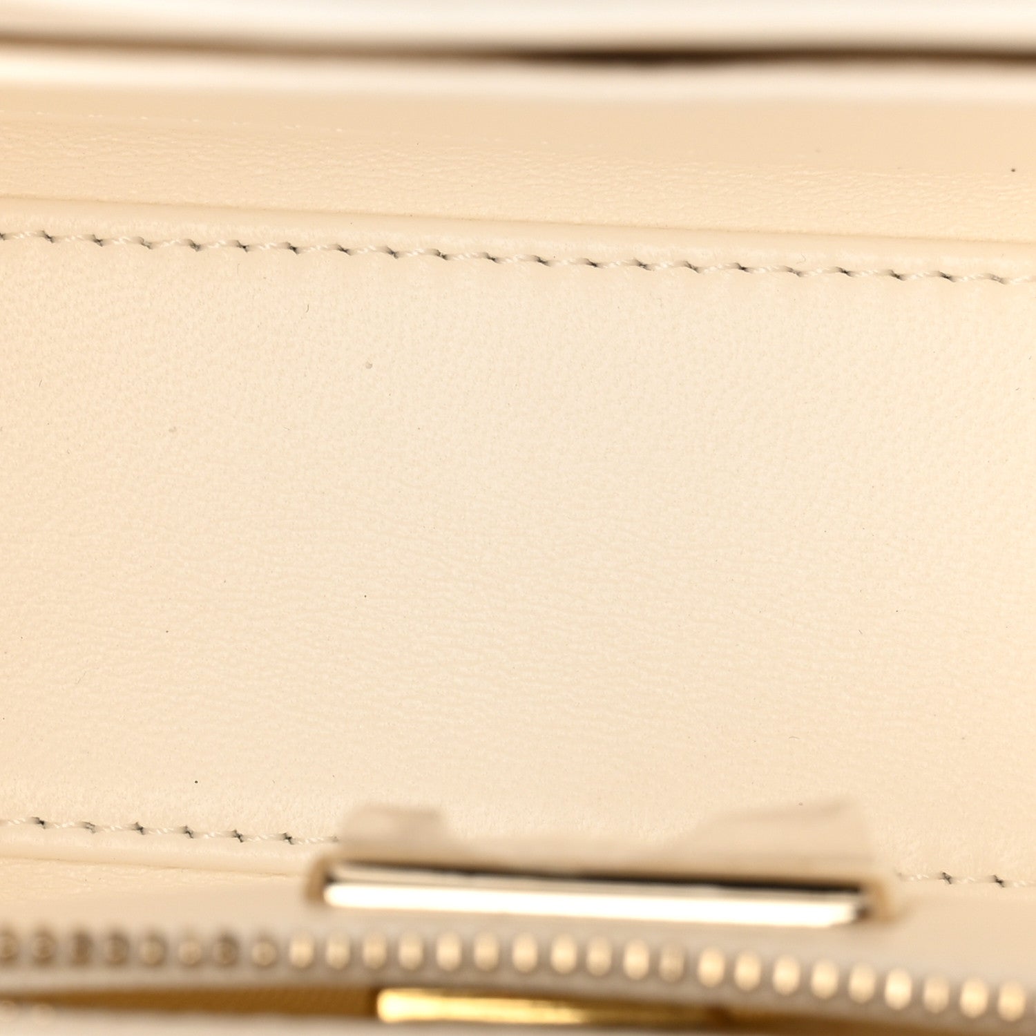 Sequin Nano Kelly Shopper White