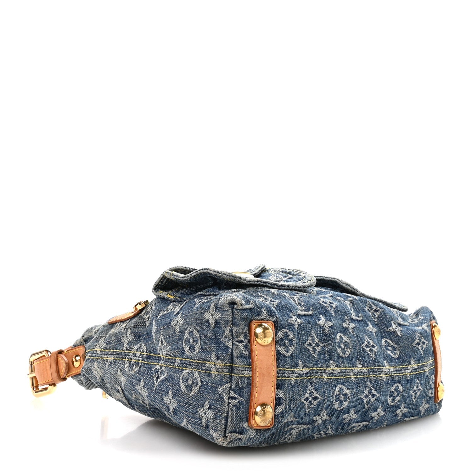 Monogram Denim Baggy PM Blue