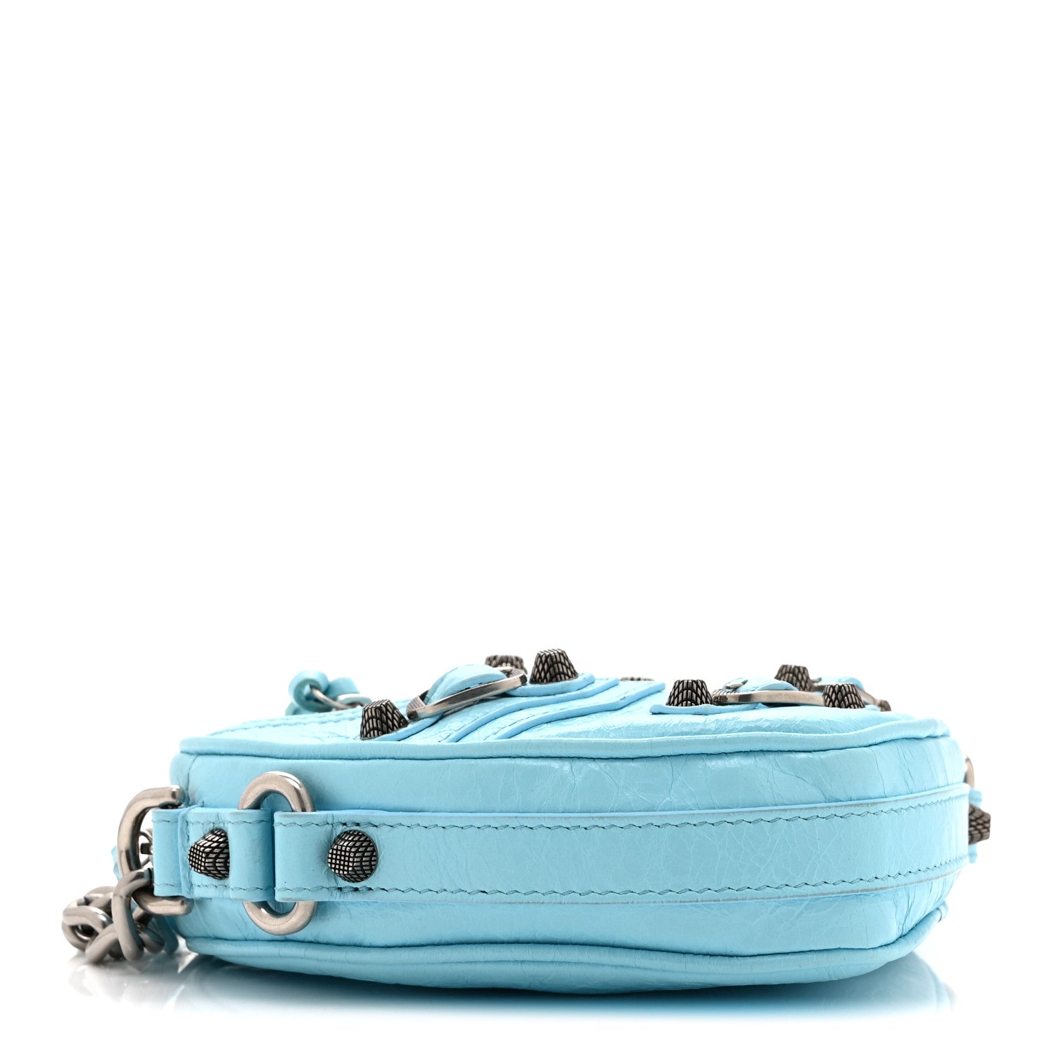 Agneau Arena Mini Le Cagole Heart Bag Blue