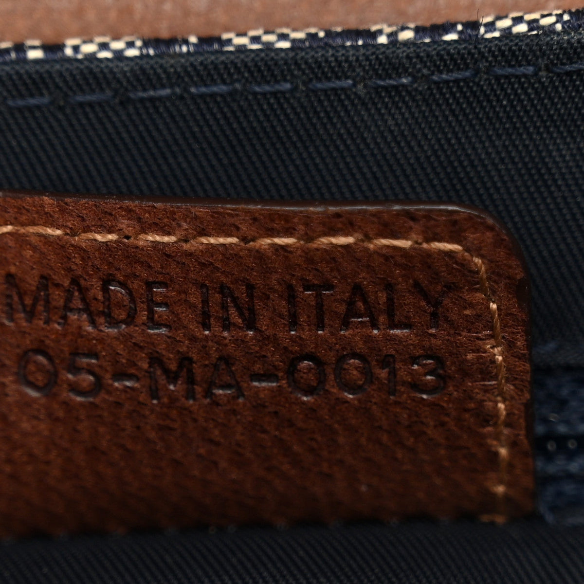 Calfskin Monogram Street Chic Columbus Blue