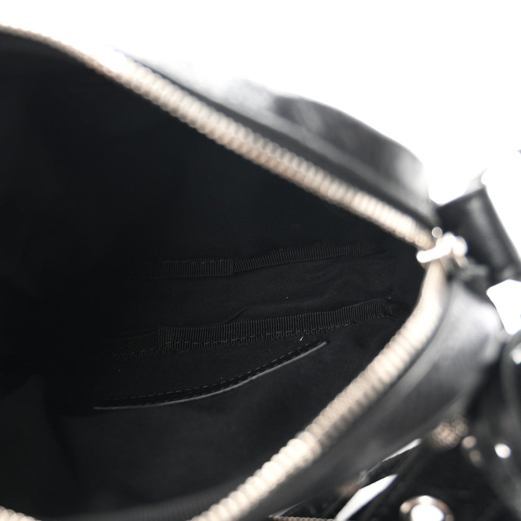 Agneau Arena Le Cagole Crossbody Bag Black