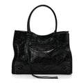 Agneau Arena Classic Hardware Small Le City Tote Black Black