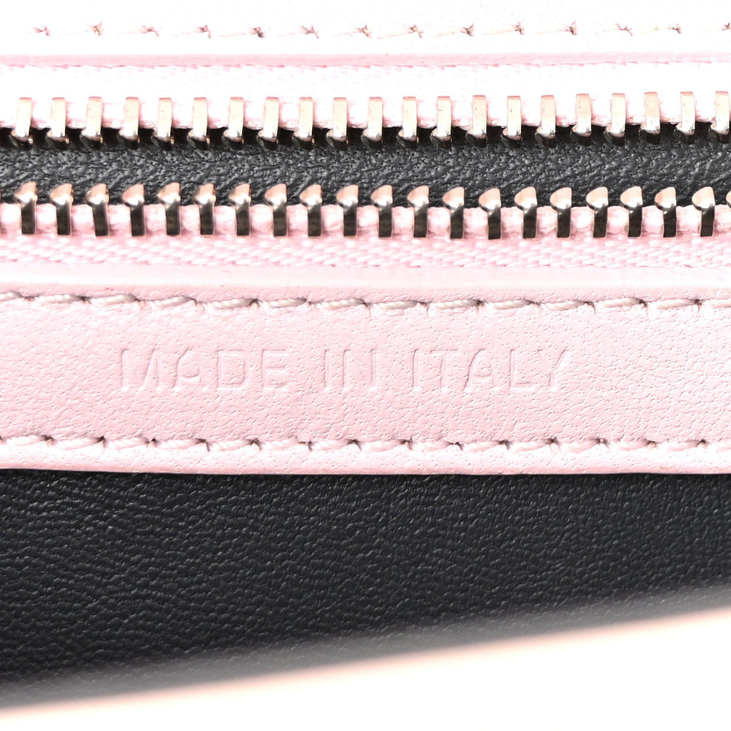 Patent Micro-Cannage Small Diorama Flap Bag Rose