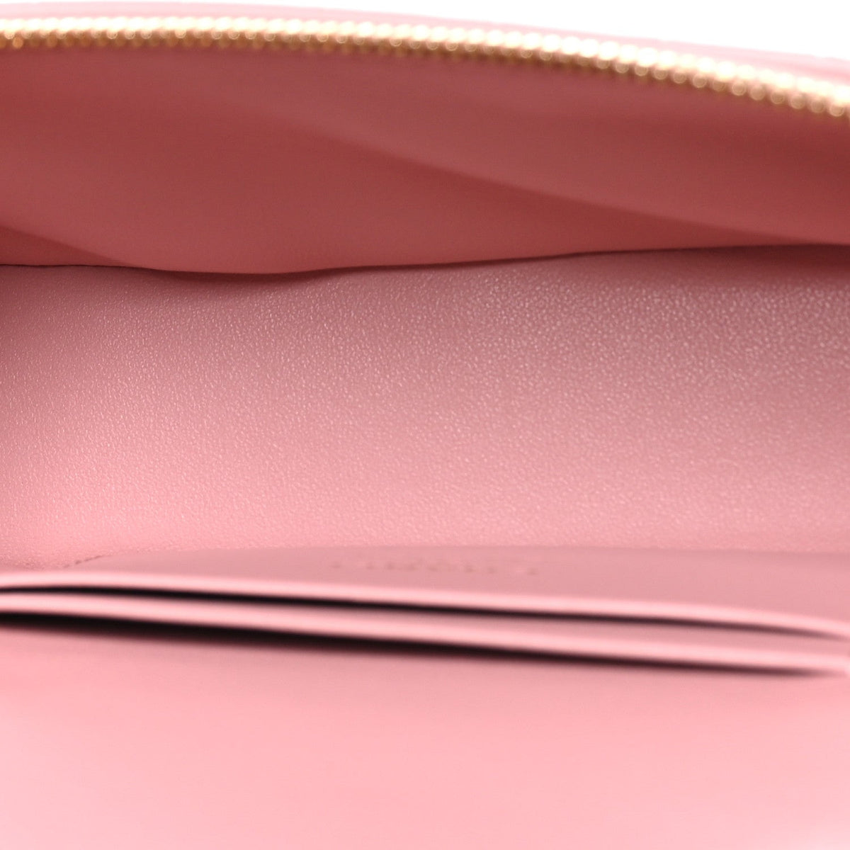 Calfskin Crocodile Embossed Crococo Exoticoco Vanity With Chain Light Pink