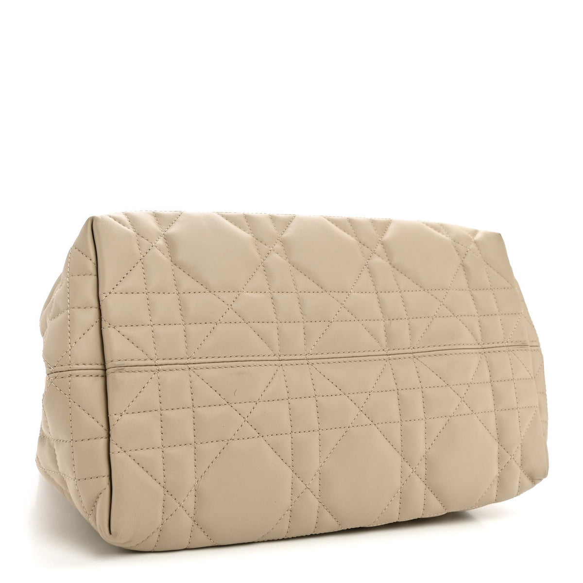 Calfskin Macrocannage Medium Toujours Powder Beige