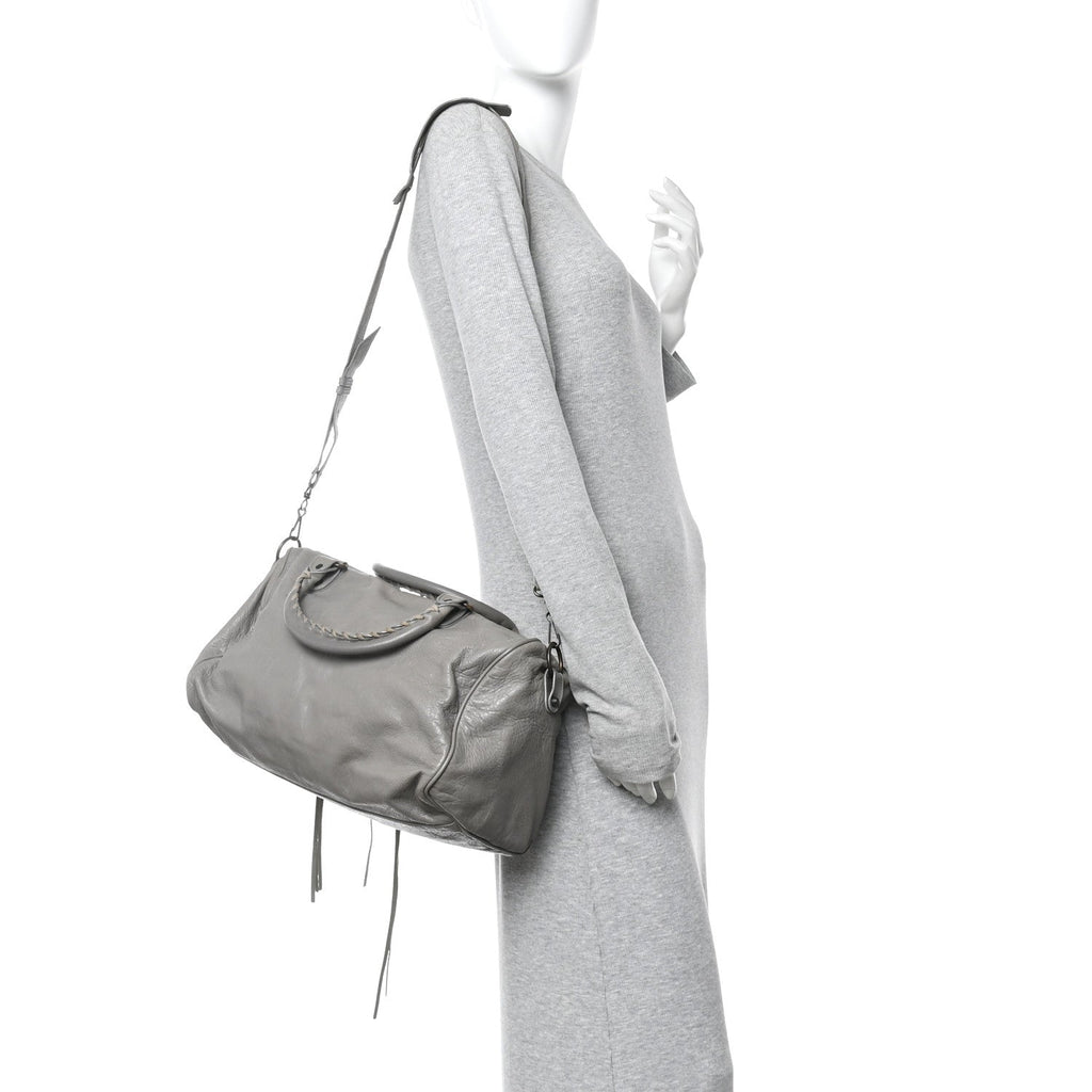 Agneau Classic Hardware Boston Gris Pyrite