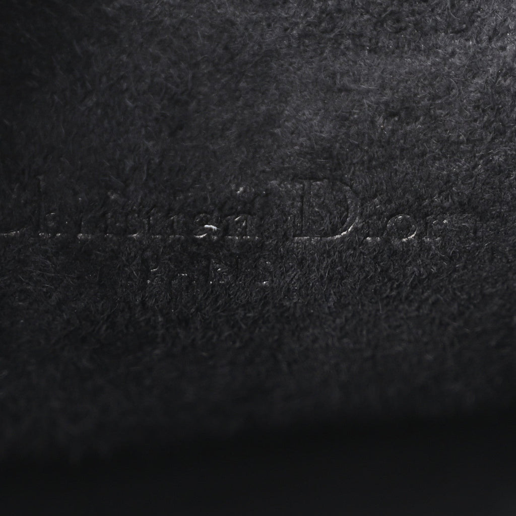 Grained Calfskin Caro Double Pouch Black