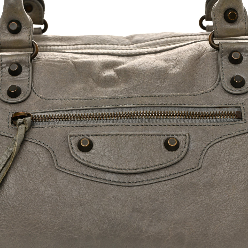 Agneau Classic Hardware Boston Gris Pyrite