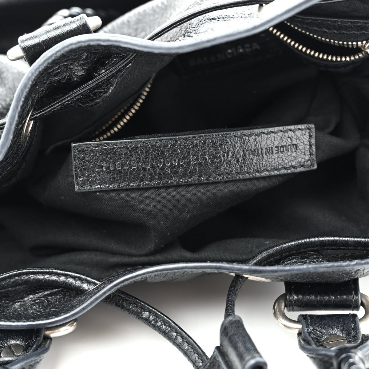 Agneau Arena Small Le Cagole Bucket Bag  Black