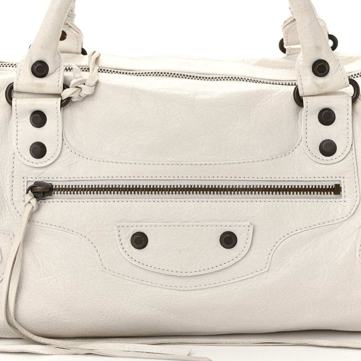 Agneau Classic Hardware Twiggy White
