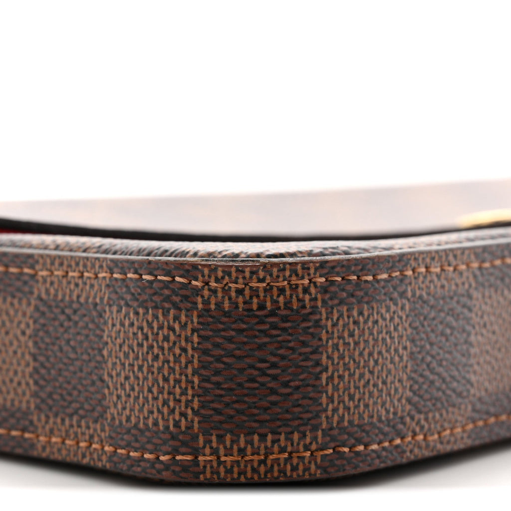 Damier Ebene Pochette Felicie Chain Wallet