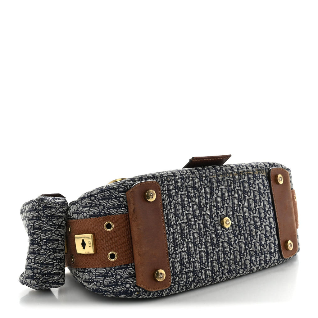 Calfskin Monogram Street Chic Columbus Blue