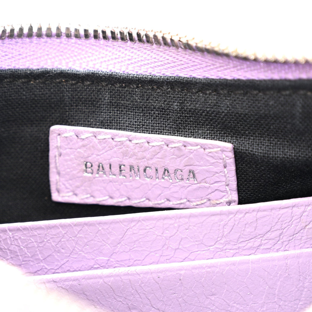 Agneau Arena Le Cagole Mini Purse With Chain Lilac