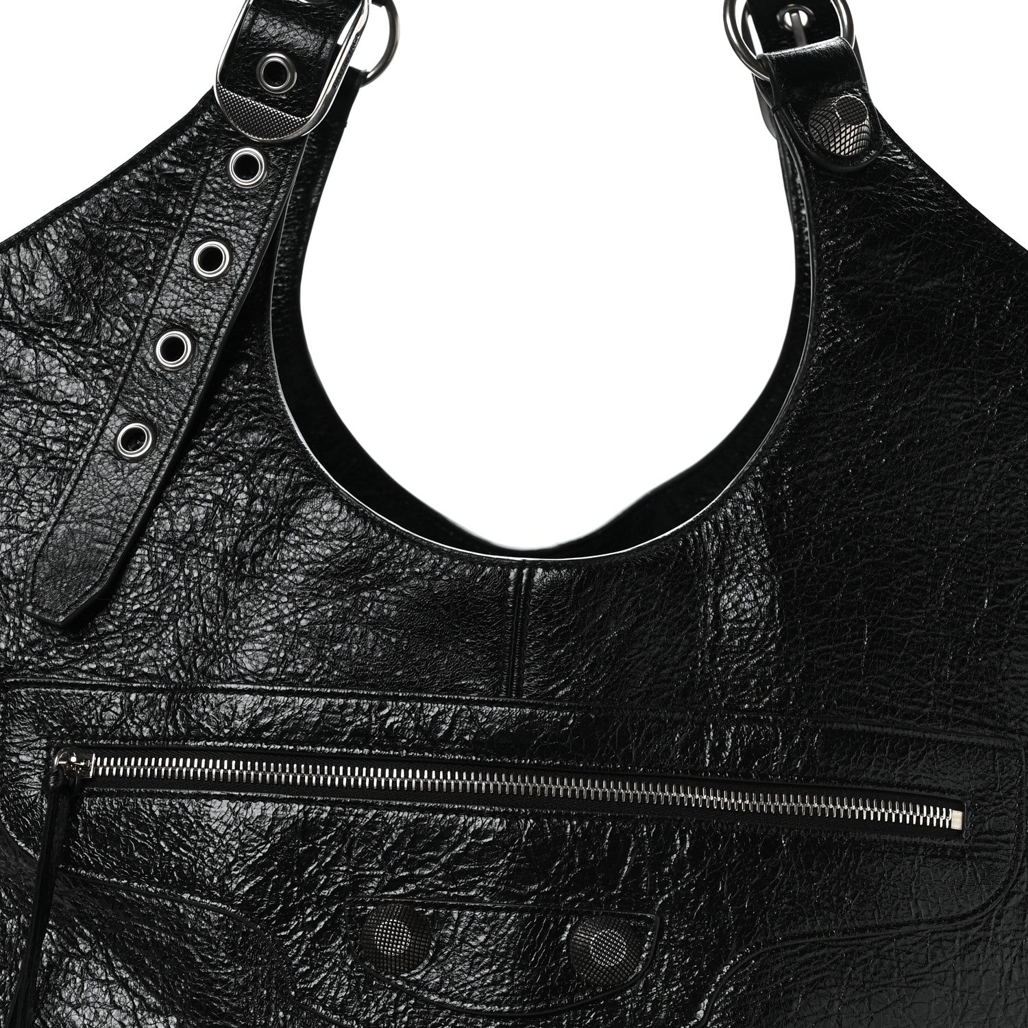 Agneau Arena Large Le Cagole Carry All Bag Black