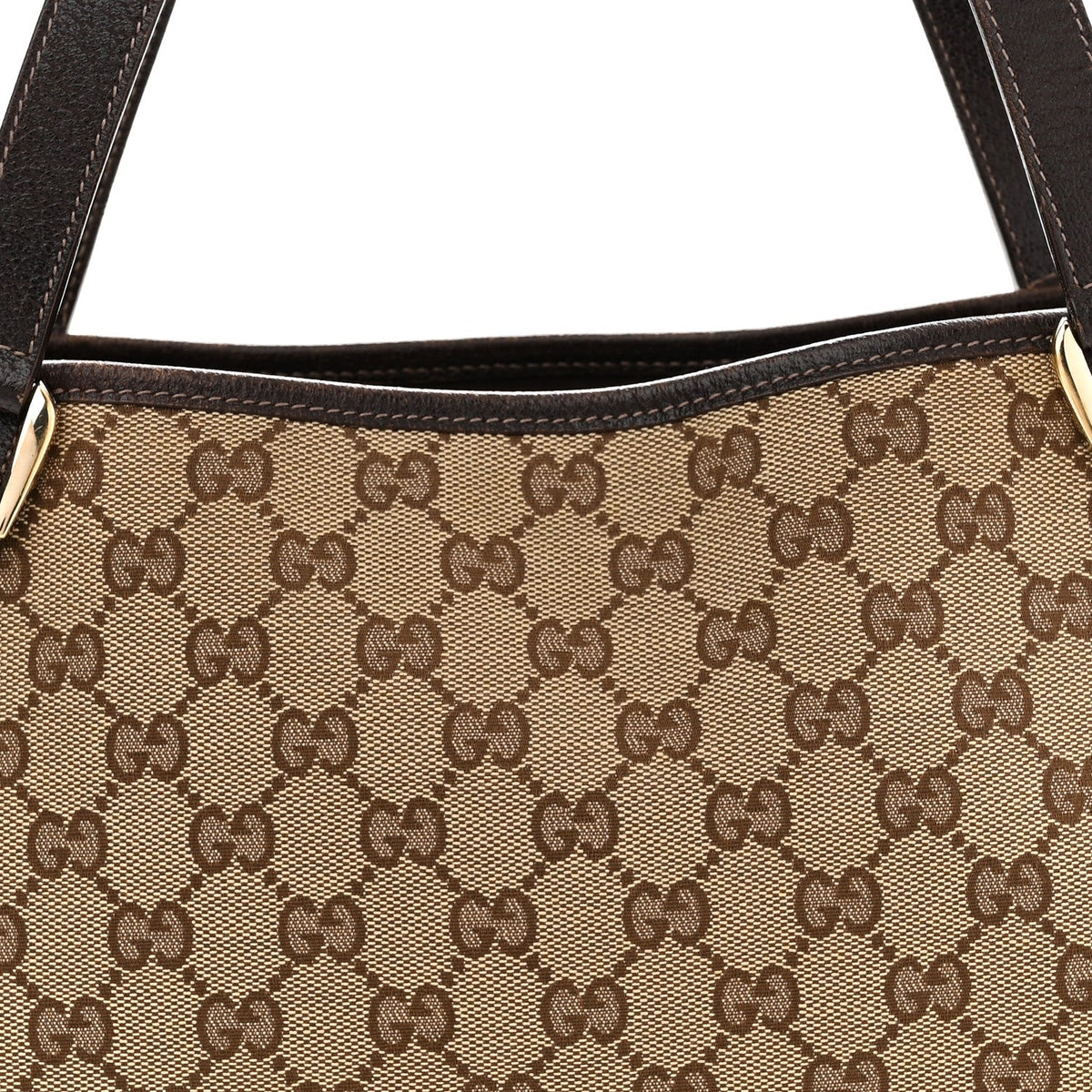Monogram Medium Abbey Shoulder Bag Dark Brown
