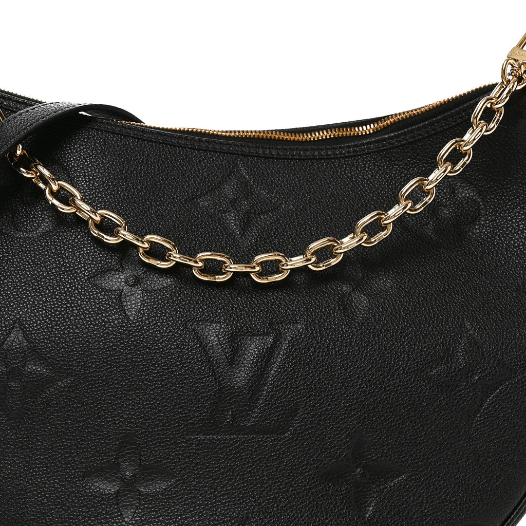 Empreinte Monogram Giant Loop Hobo Black