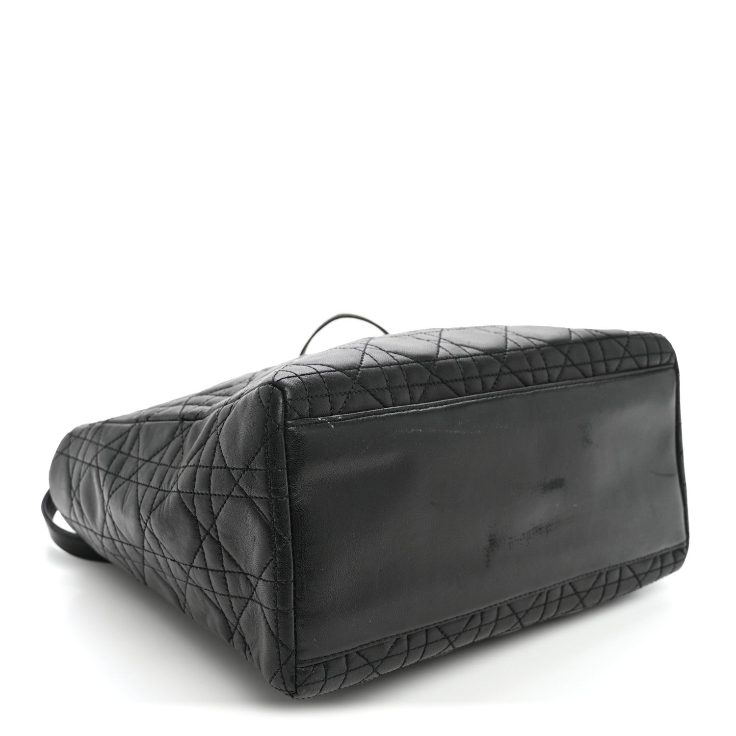 Lambskin Cannage Medium Lady Dior Black
