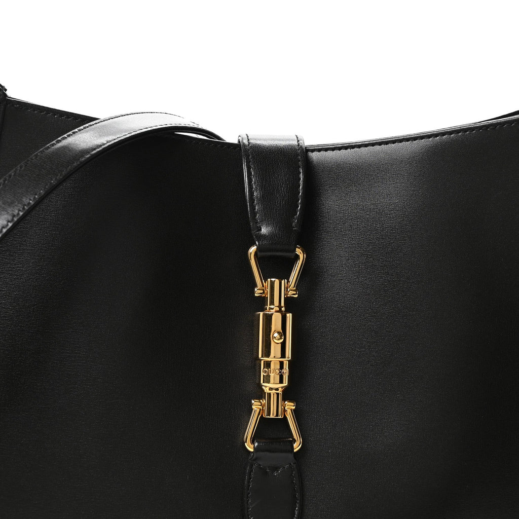 Boarded Dyana Lux Calfskin Medium Jackie 1961 Hobo Black