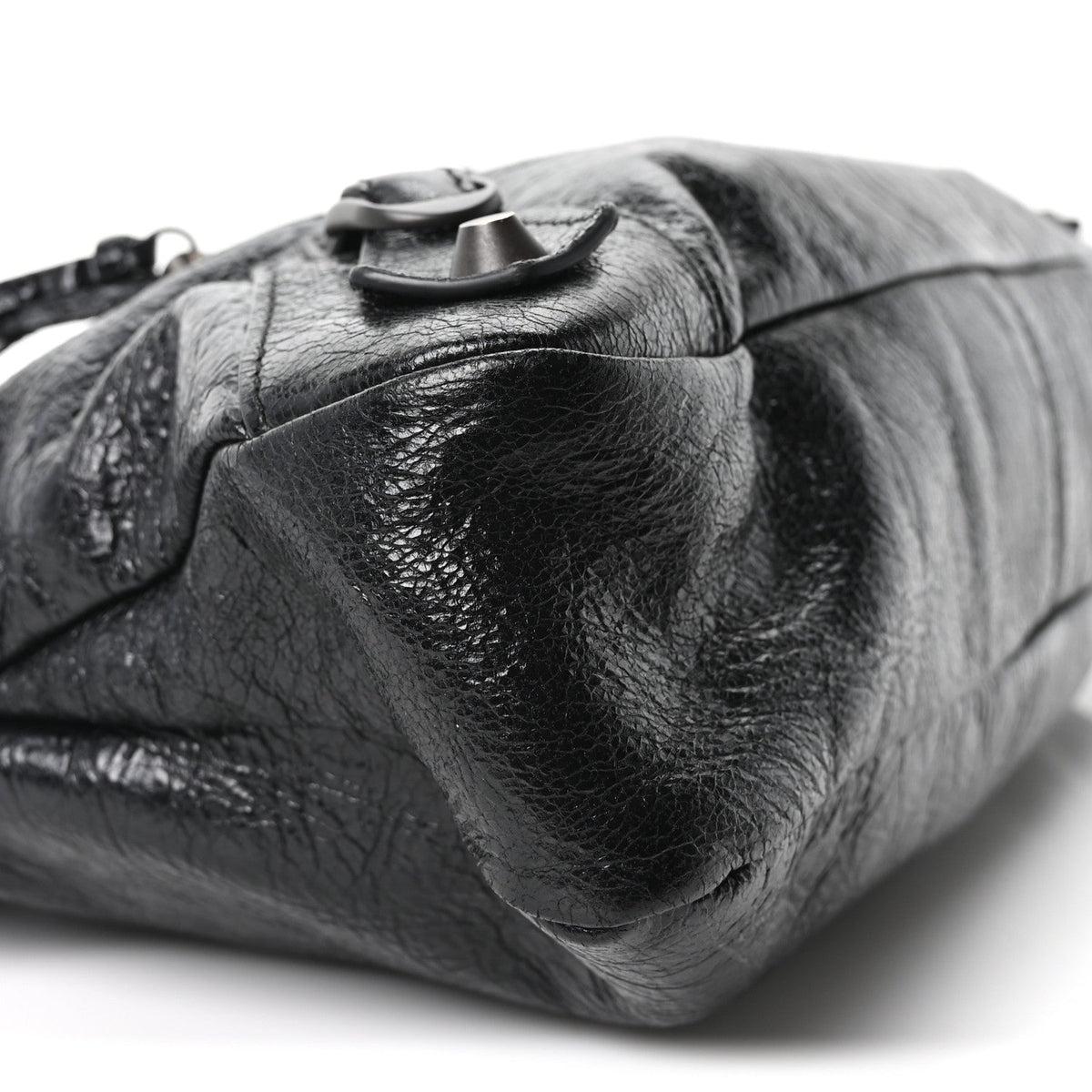 Agneau Arena Classic Hardware Le City First Bag Black