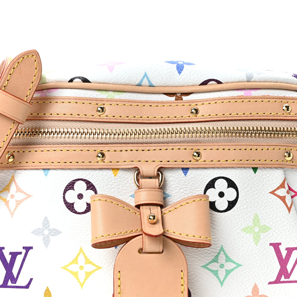 LV X TM Monogram Multicolor High Rise Bumbag White