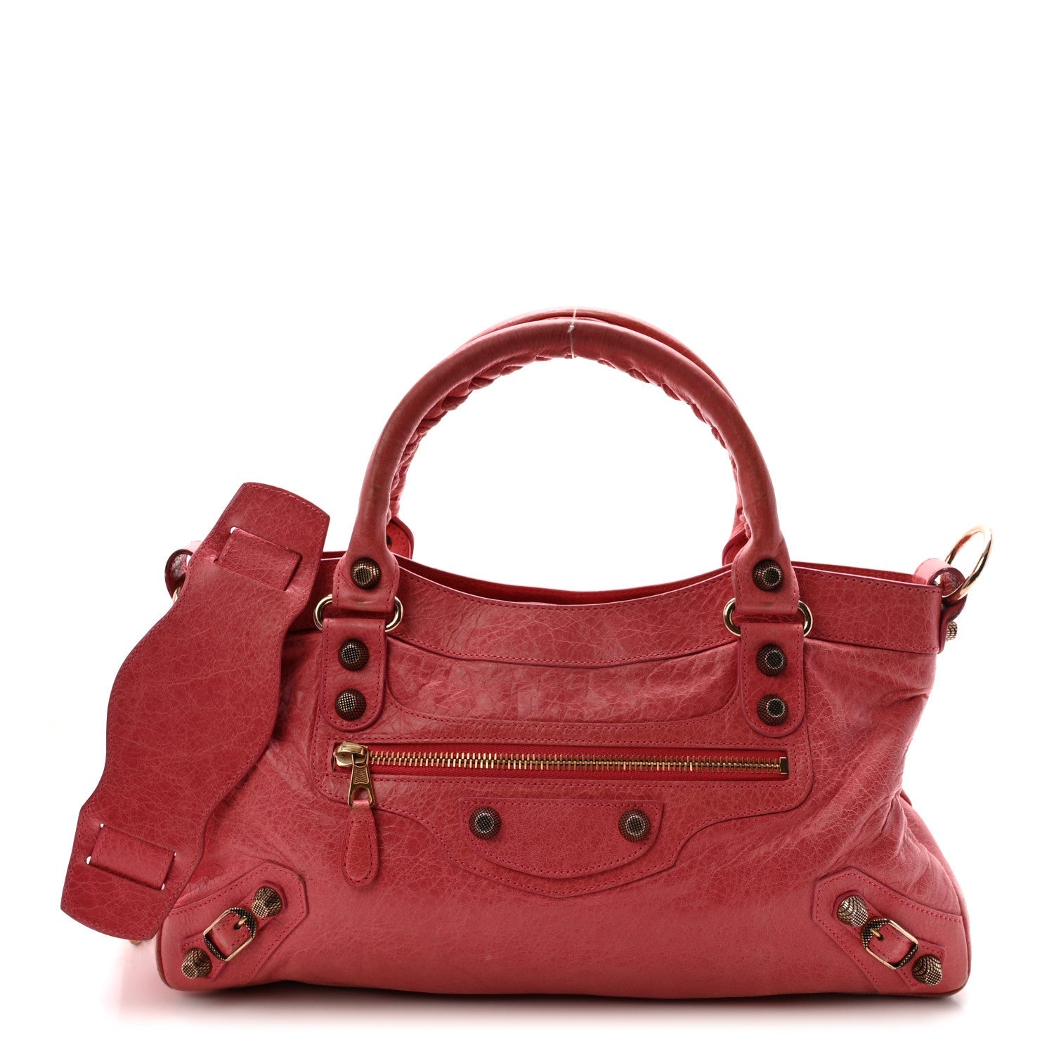 Agneau Giant 12 Rose Gold Hardware First Grenadine