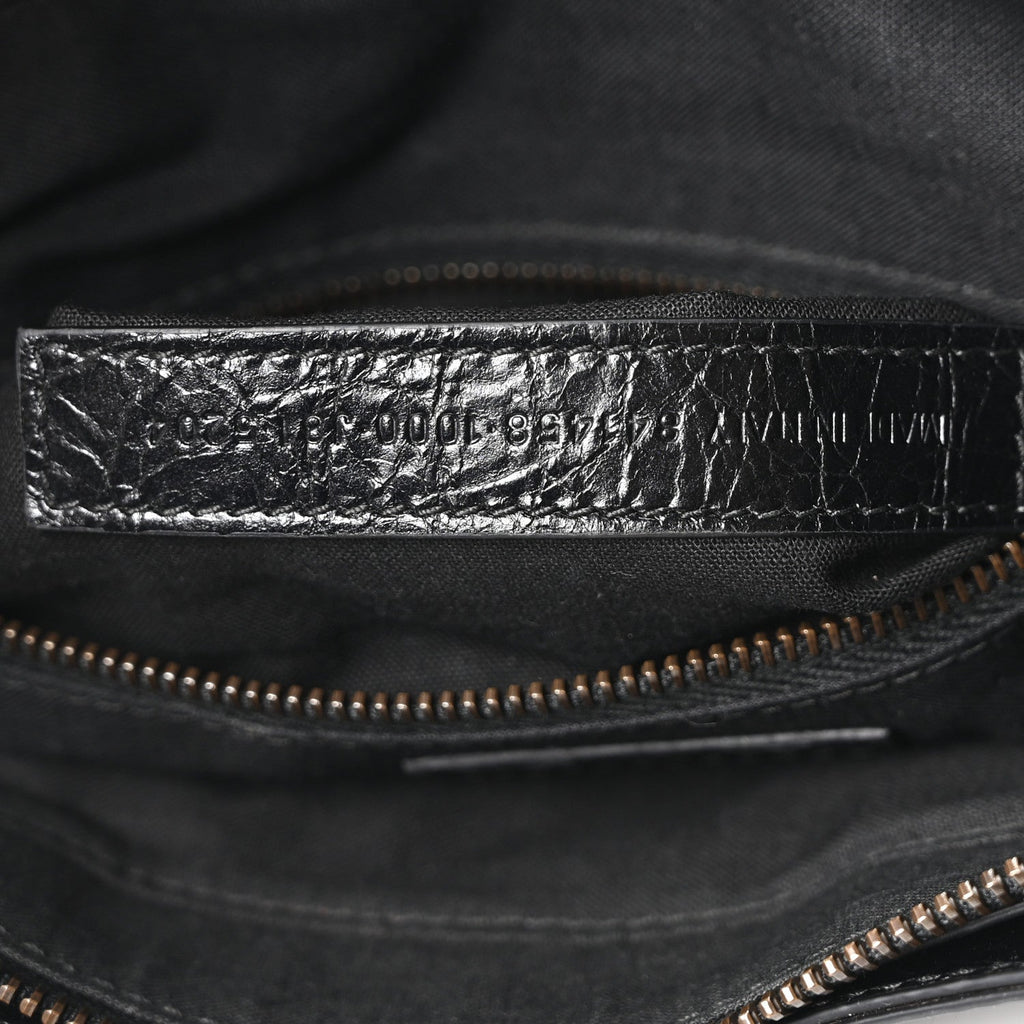Agneau Arena Classic Hardware Le City First Bag Black