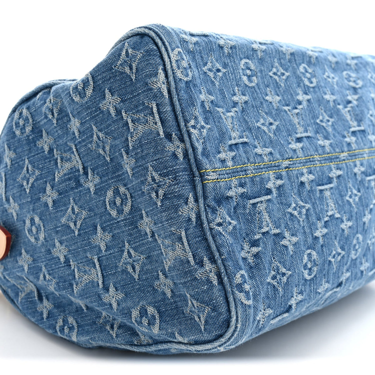 Monogram Denim Speedy Soft 30 Blue