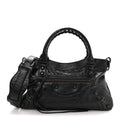 Agneau Arena Classic Hardware Le City First Bag Black