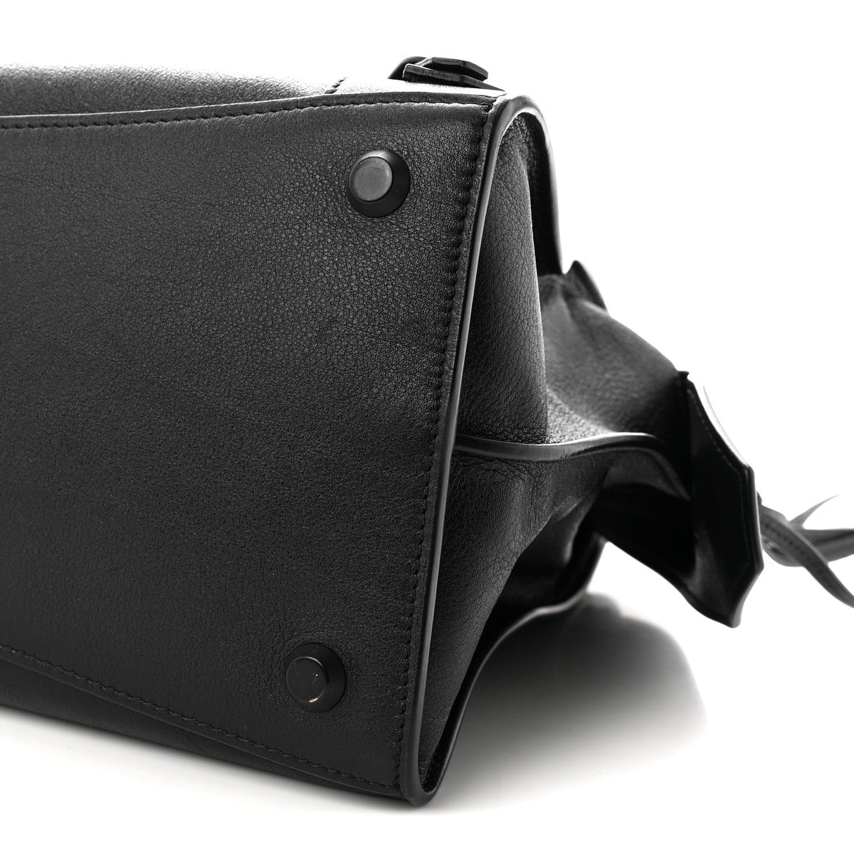 Grained Calfskin Neo Classic Black Hardware Medium City Black