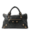 Agneau Giant 21 Gold Hardware Work Black