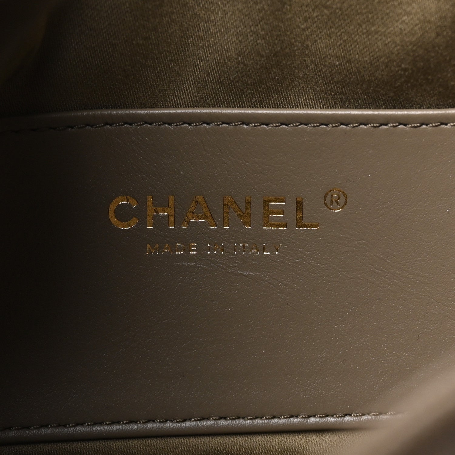 Caviar Quilted Mini Chanel 25 Handbag Dark Khaki