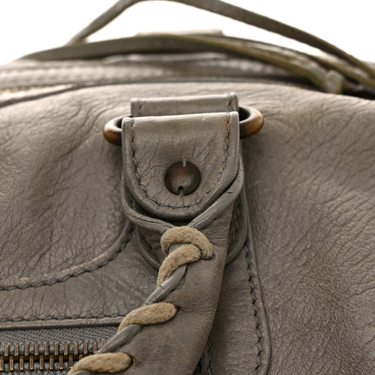 Agneau Classic Hardware Boston Gris Pyrite