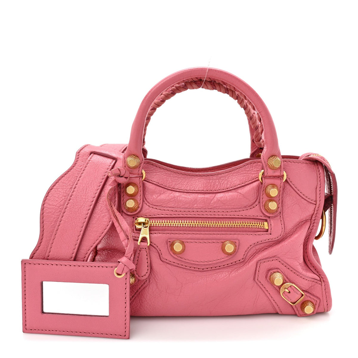 Agneau Giant 12 Gold Hardware Mini City Rose Bombon Raspberry