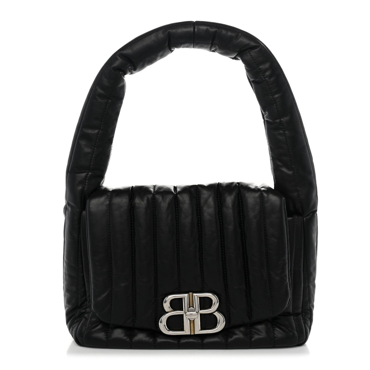 Thin Calfskin Small Monaco Sling Shoulder Bag Black