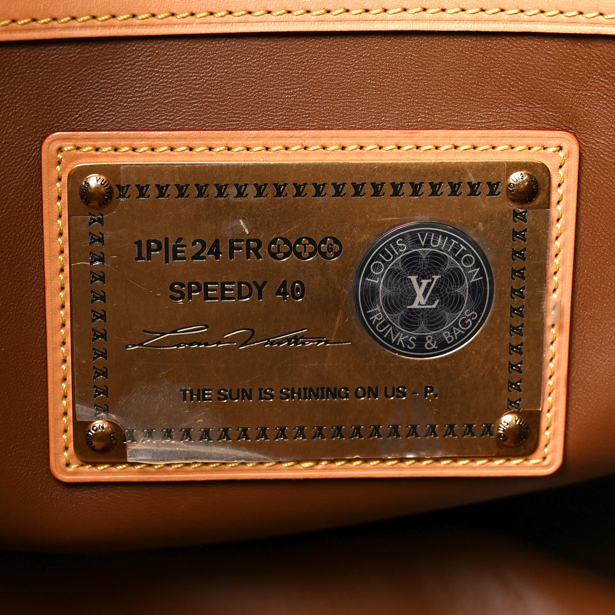 Calfskin Monogram Speedy P9 Bandouliere 40 Green