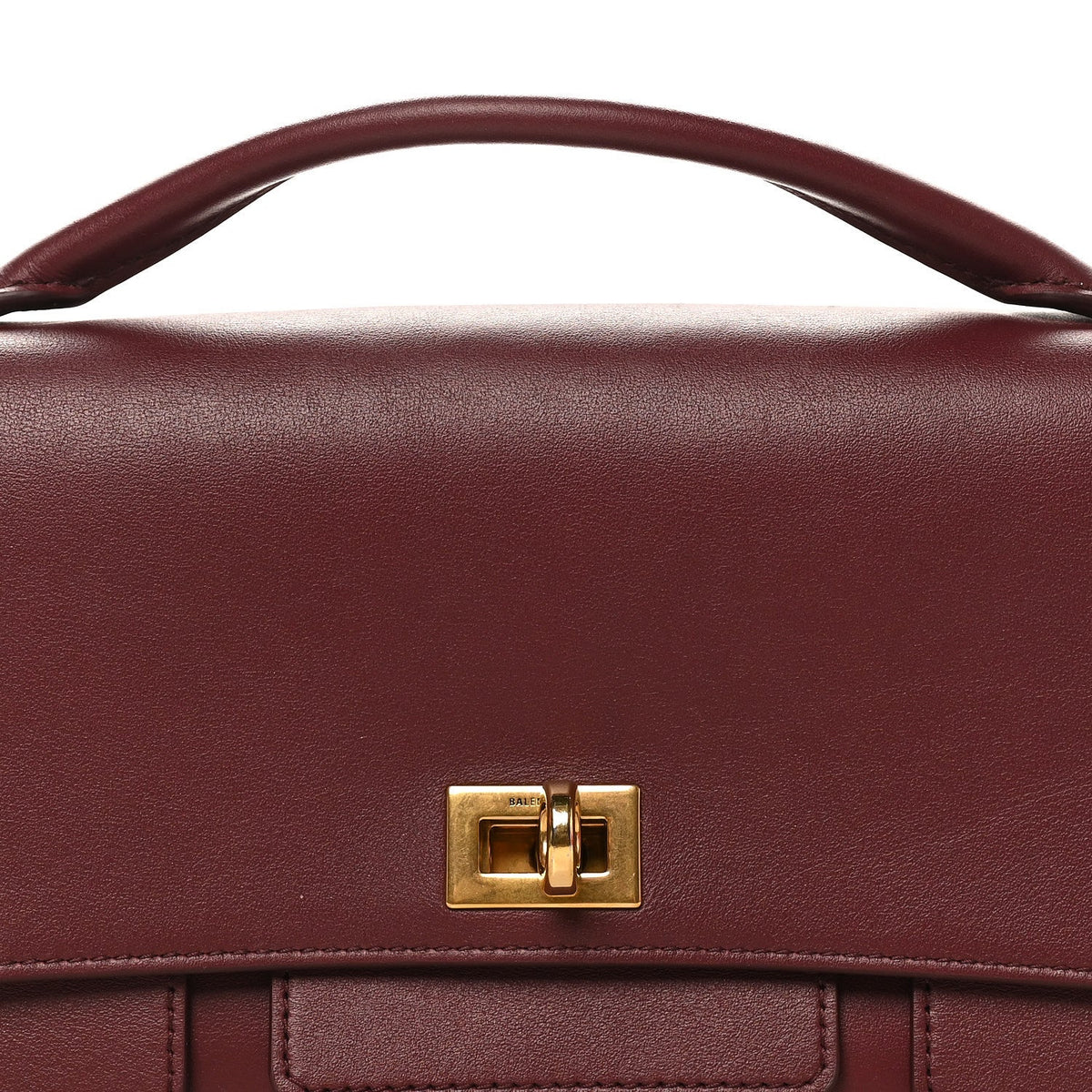 Smooth Calfskin Small Bel Air Clutch On Strap Dark Burgundy Dark Burgundy