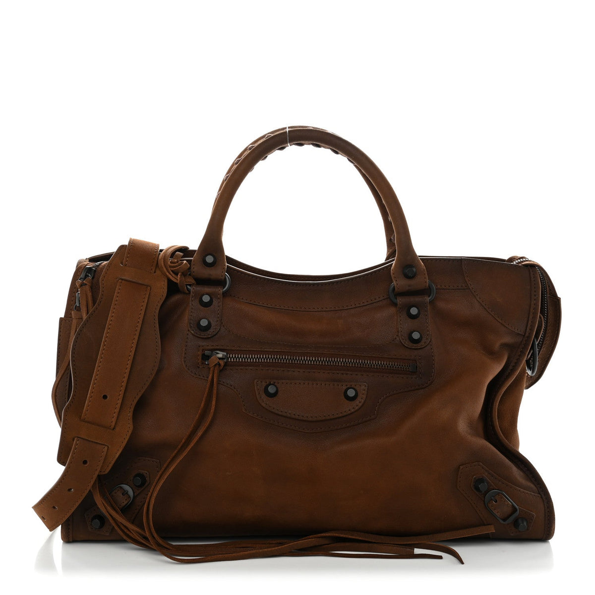 Arena Goatskin Classic Hardware Medium Le City Caramel