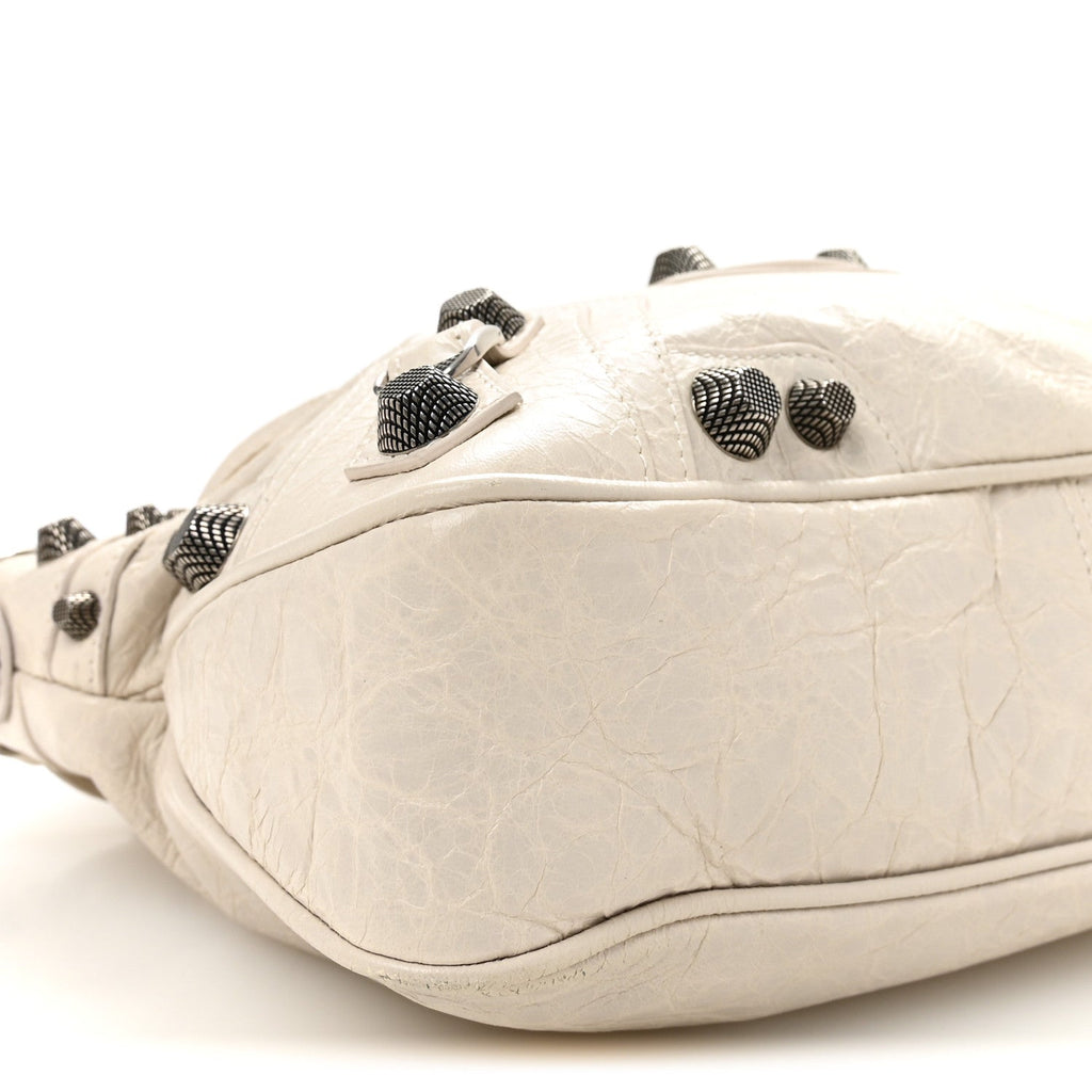 Agneau Arena Neo Cagole Medium Handbag White