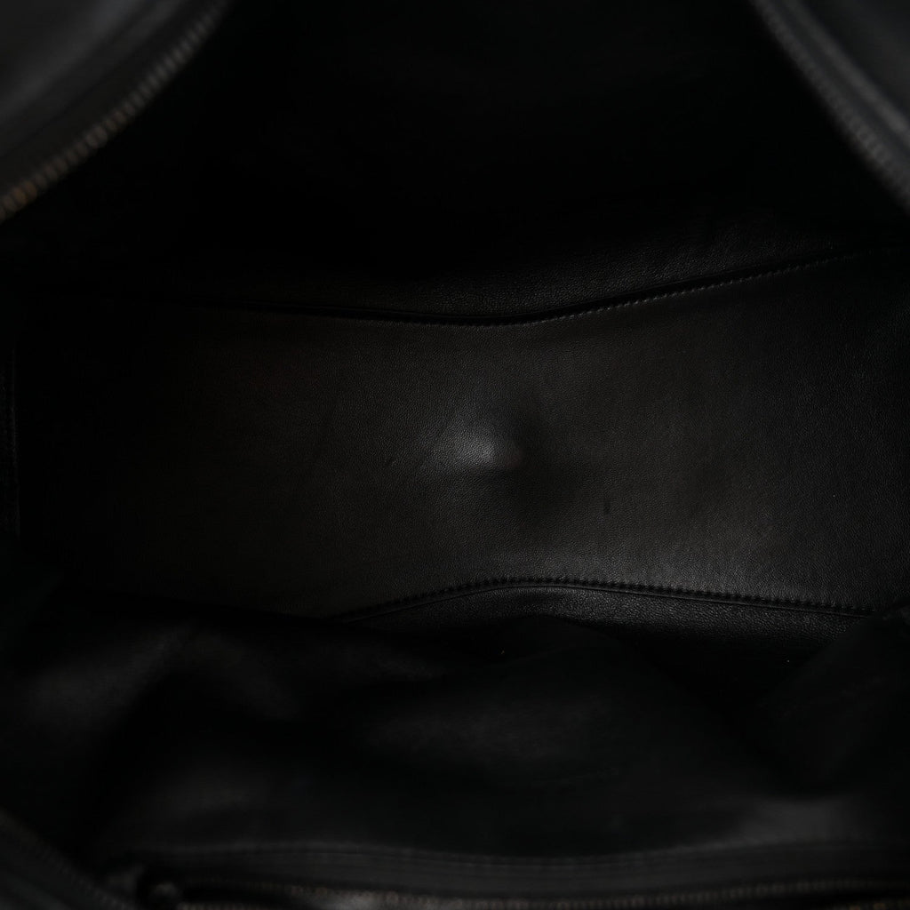 Grained Calfskin Neo Classic Black Hardware Medium City Black