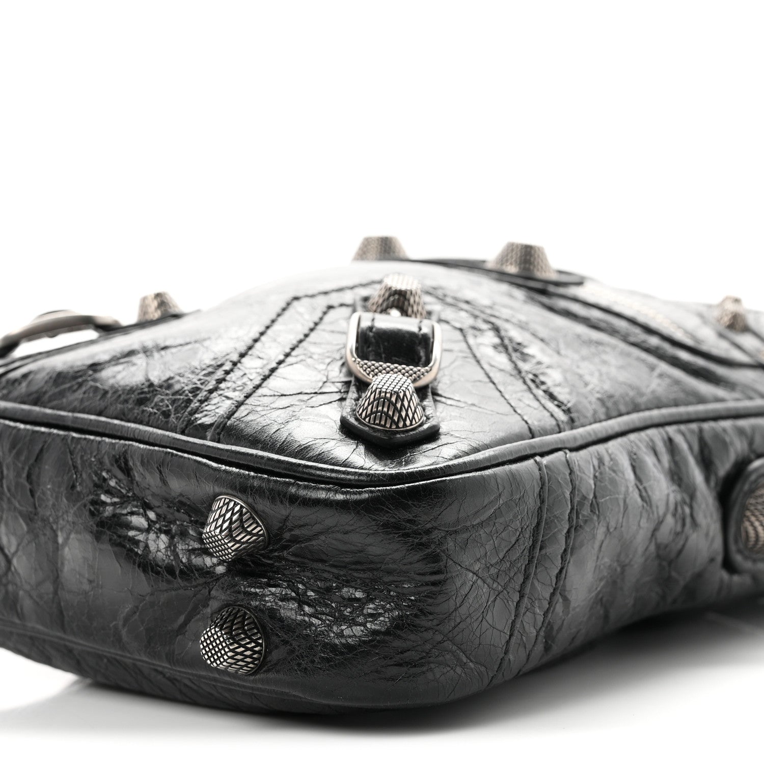Agneau Arena Le Cagole Crossbody Bag Black