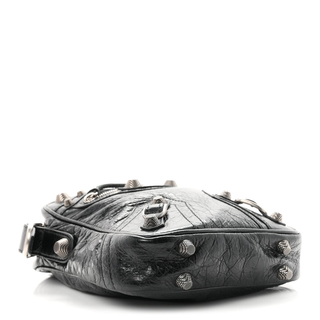 Agneau Arena Le Cagole Crossbody Bag Black