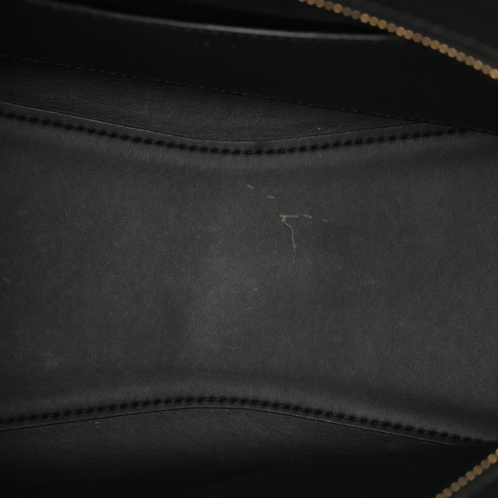 Grained Calfskin Neo Classic Gold Hardware S City Black