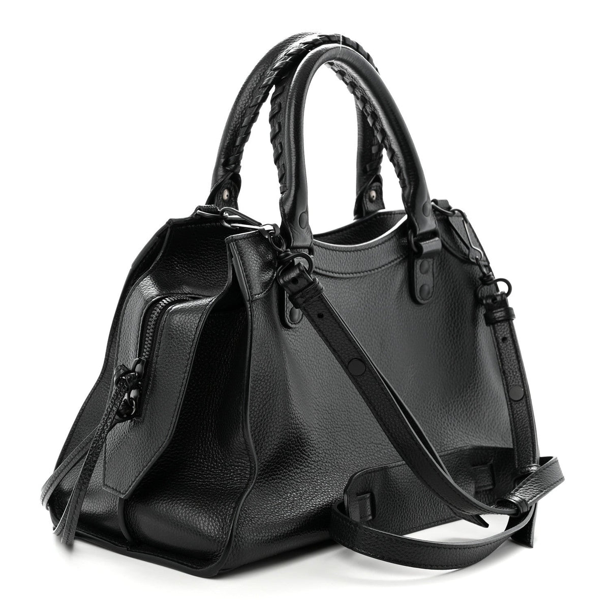 Grained Calfskin Neo Classic Black Hardware S City Black