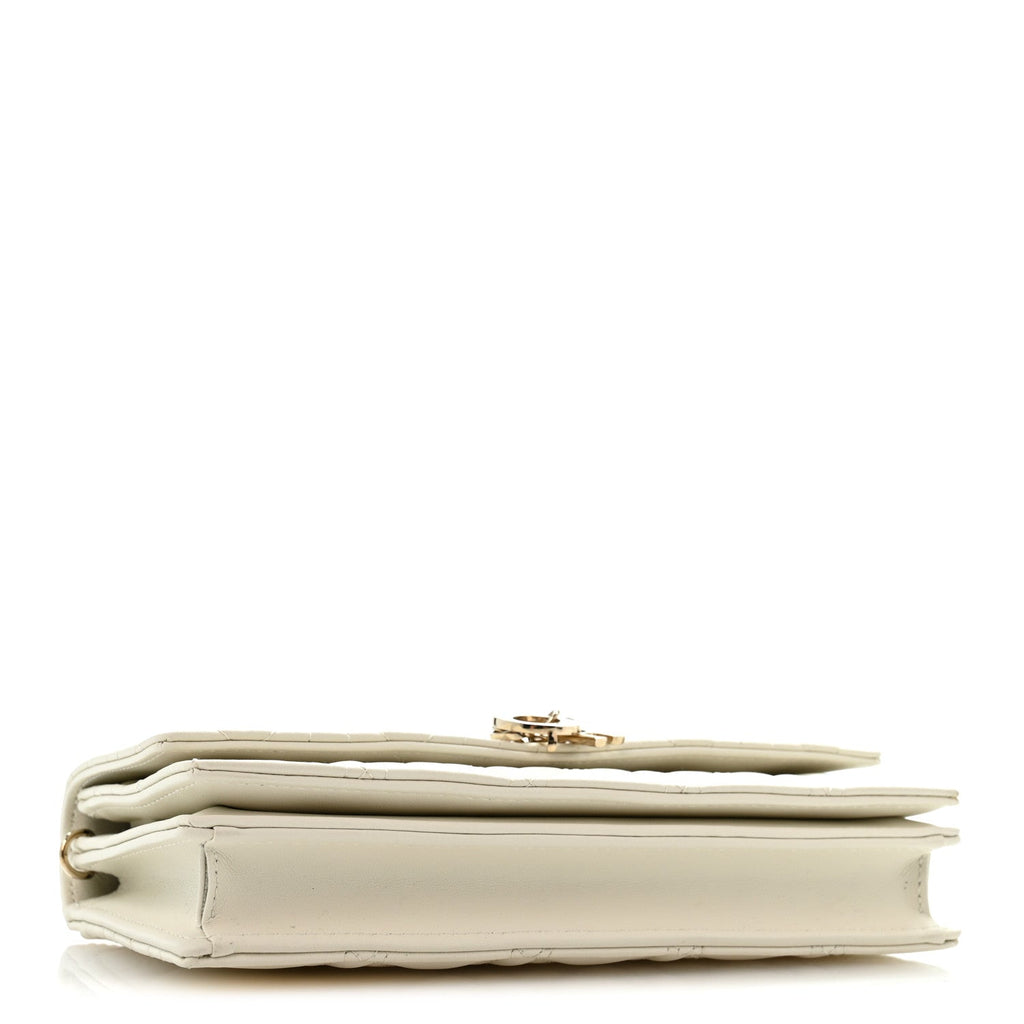 Lambskin Cannage Mini My Dior Bag Latte