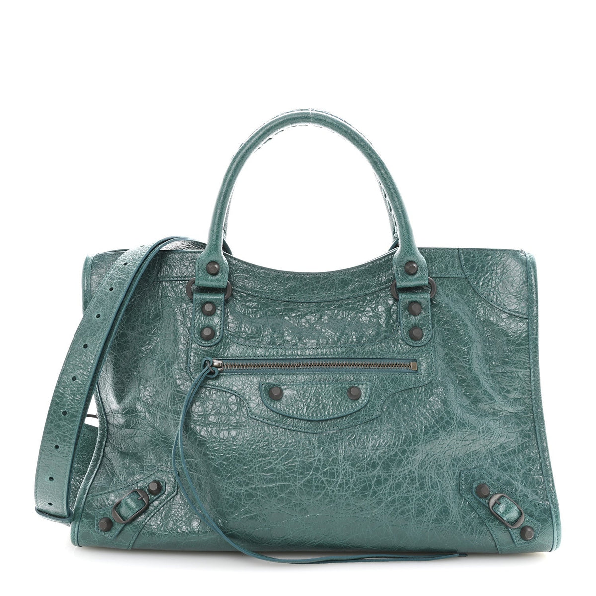 Agneau Arena Classic Hardware Medium Le City Dark Emerald