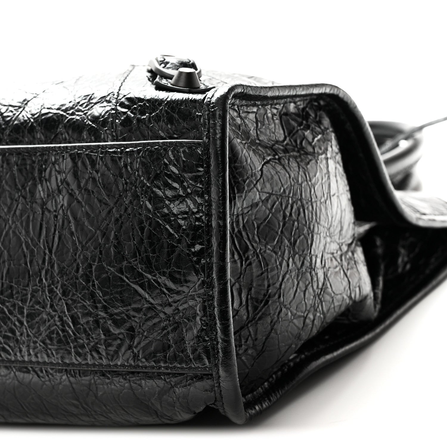Agneau Arena Classic Hardware Small Le City Tote Black Black