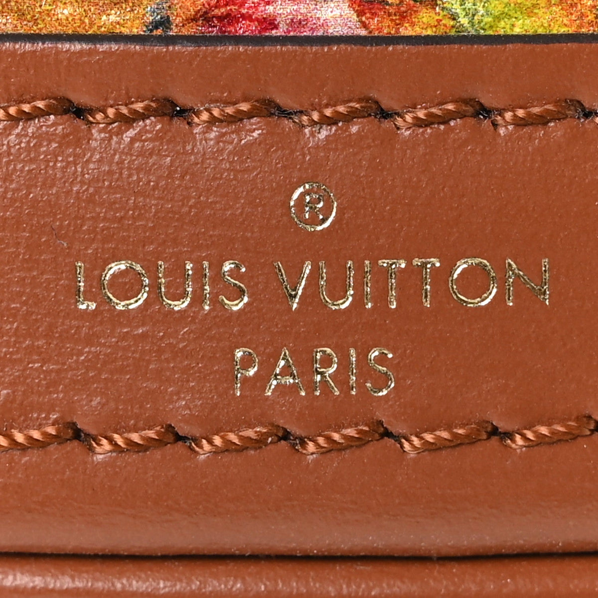 Metallic Monogram LV Garden Nano Bucket Bag Gold