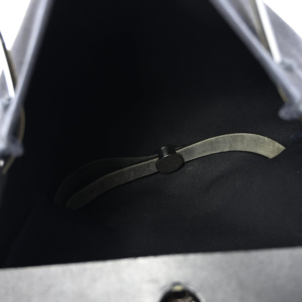 Toile Vache Calfskin Herbag 30 PM Backpack Black