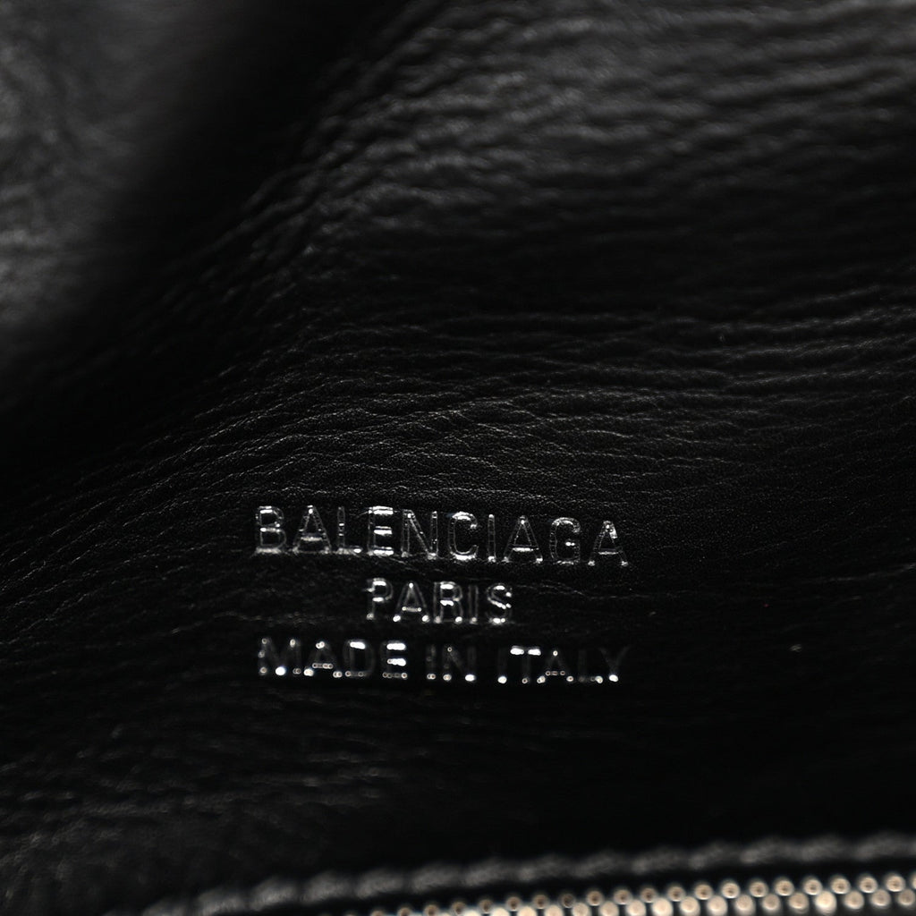 Thin Calfskin Small Monaco Sling Shoulder Bag Black