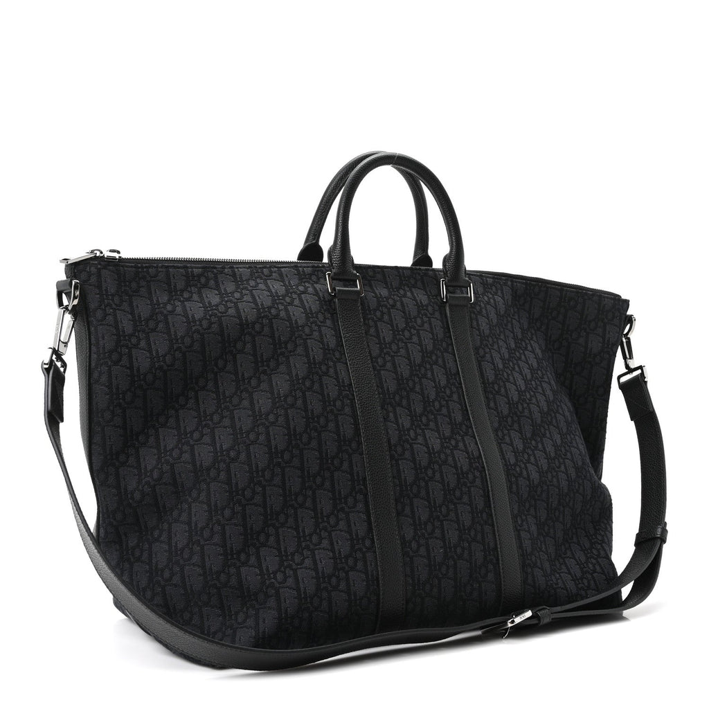 Maxi Oblique Jacquard Weekender 40 Black